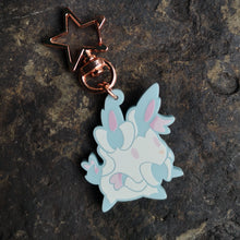 Load image into Gallery viewer, *SHINY* Lil' Sylveon Acrylic Charm