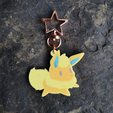 Load image into Gallery viewer, *SHINY* Lil&#39; Flareon Acrylic Charm

