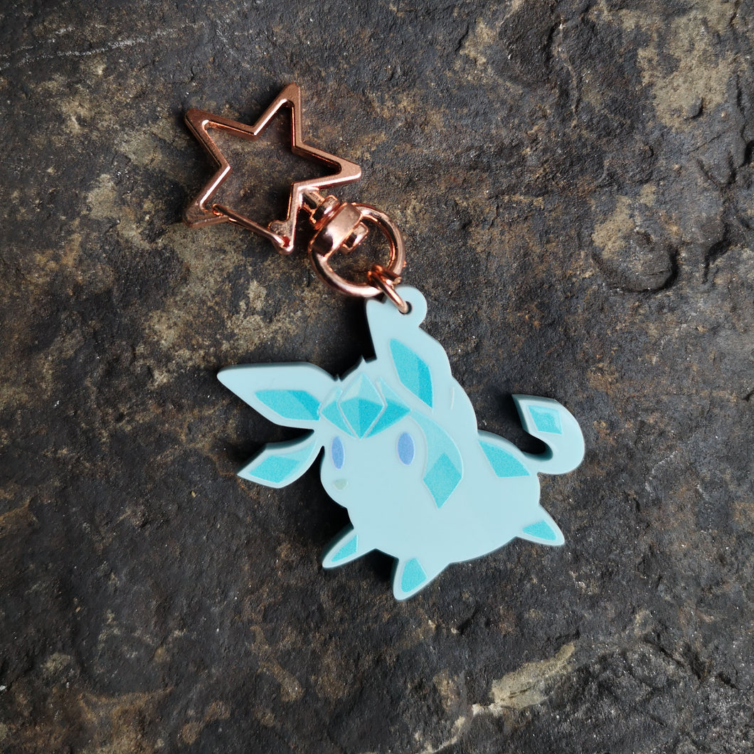 Lil' Glaceon Acrylic Charm