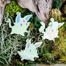 Load image into Gallery viewer, *SHINY* Lil&#39; Leafeon Acrylic Charm
