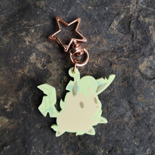 Load image into Gallery viewer, *SHINY* Lil&#39; Leafeon Acrylic Charm
